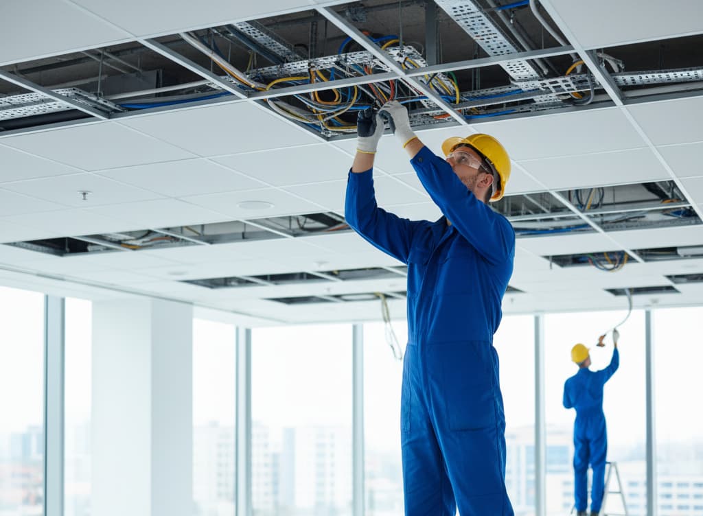 Full Room Ceiling Wiring
